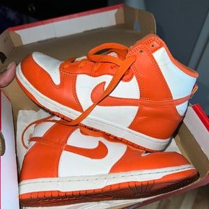 Orange High top dunks